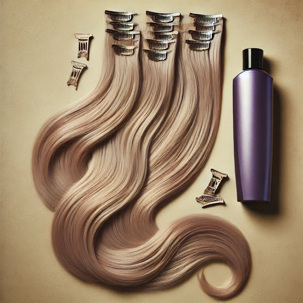 Hoe Gebruik Je Zilvershampoo op Clip-in Hairextensions?