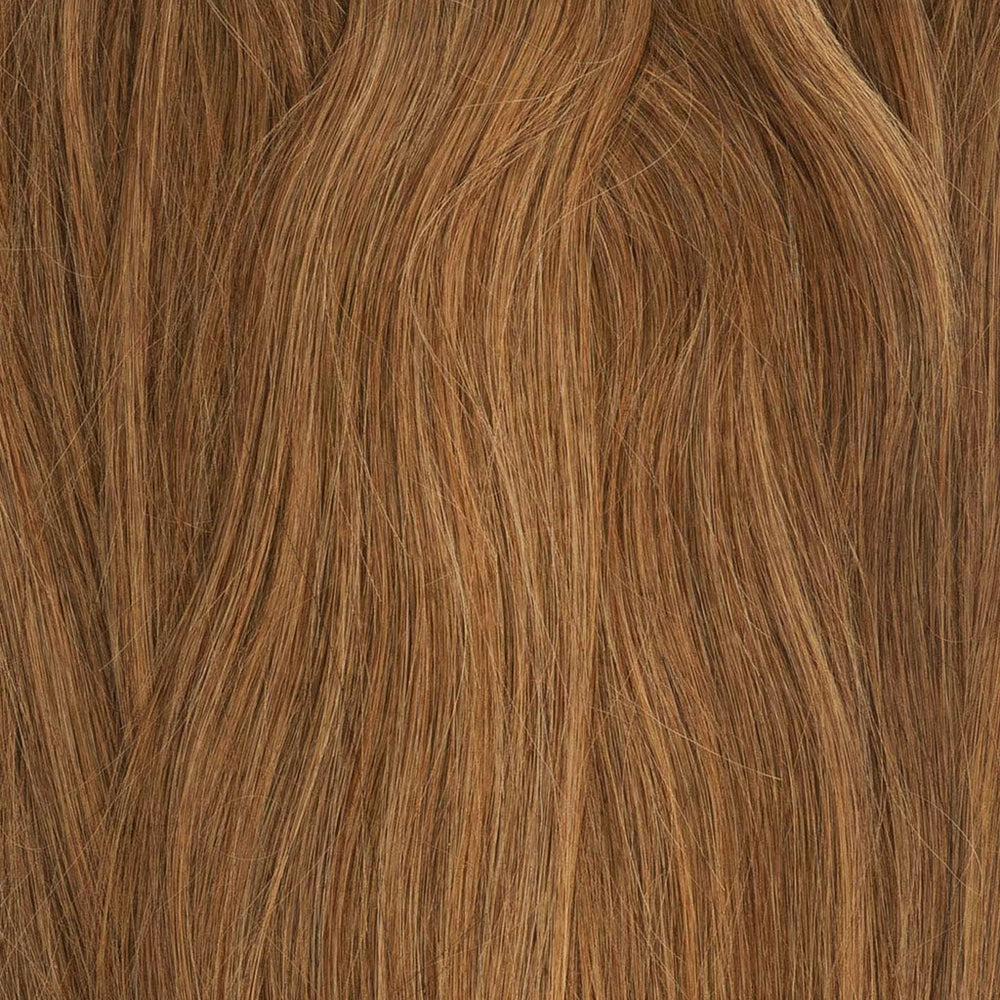 Seamless Clip In Hair Extensions Light Brown 55cm