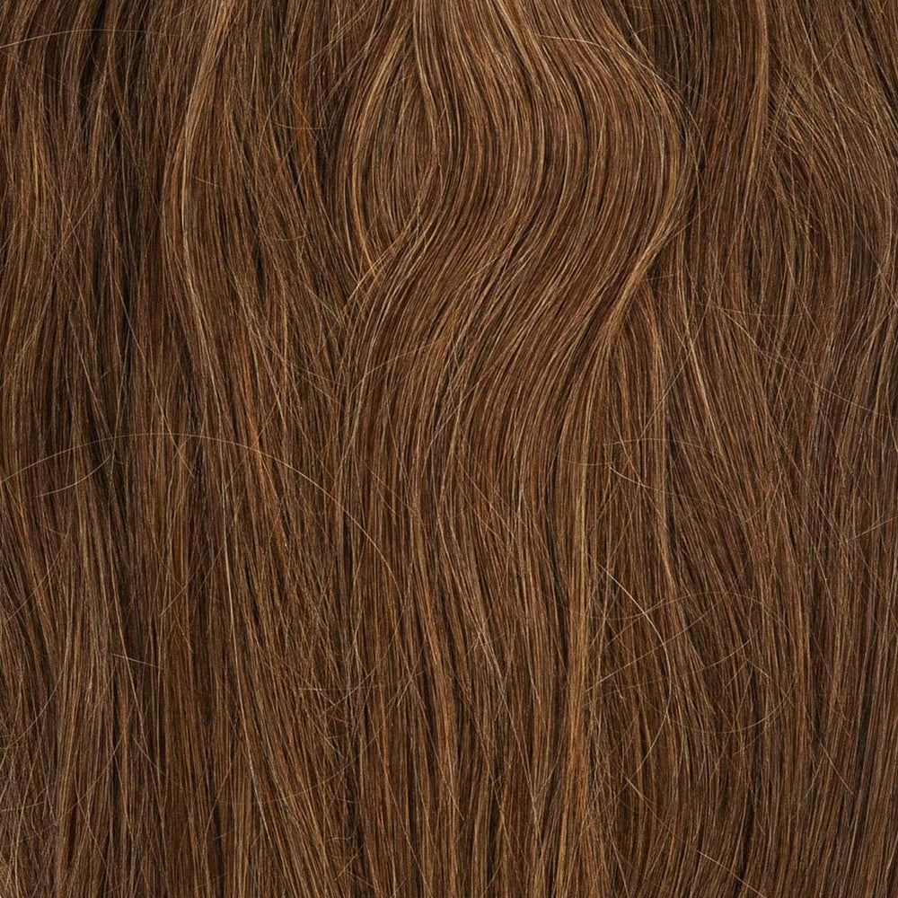 Seamless Clip In Hair Extensions Medium Brown 55cm