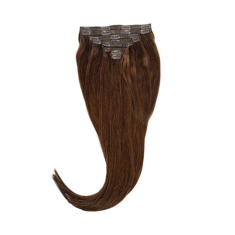 Clip In Extensions Human Hair Medium Brown My Hair Affair